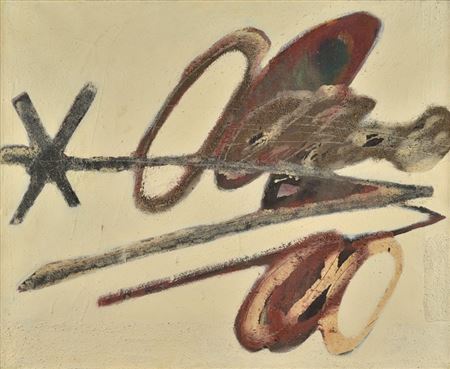 Signs in space, 1960 by Nato Frasca - Auction record, sale price, and art valuation. Compare with similar artists and explore comparable artworks.