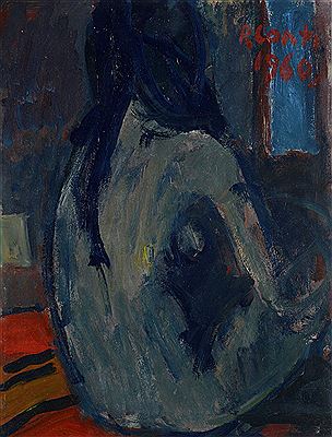 Nude of a young girl, 1960 by Primo Conti - Auction record, sale price, and art valuation. Compare with similar artists and explore comparable artworks.