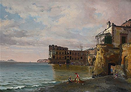 View of Posillipo by Walther Günther Julian Witting - Auction record, sale price, and art valuation. Compare with similar artists and explore comparable artworks.