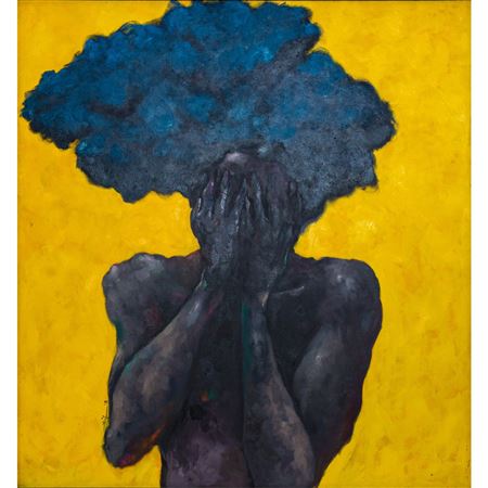 Sample artwork by Soji Adesina (Born 1981), known for painting - View similar artists and auction records