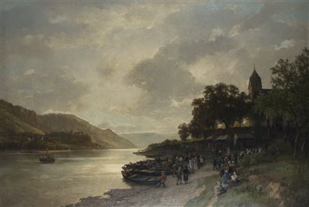 Nach der Schiffsprozession am Mittelrhein