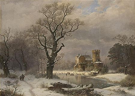 Winter an der Burg