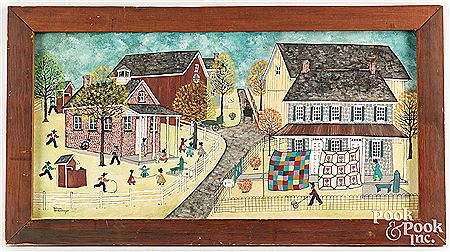 Amish farm scene
