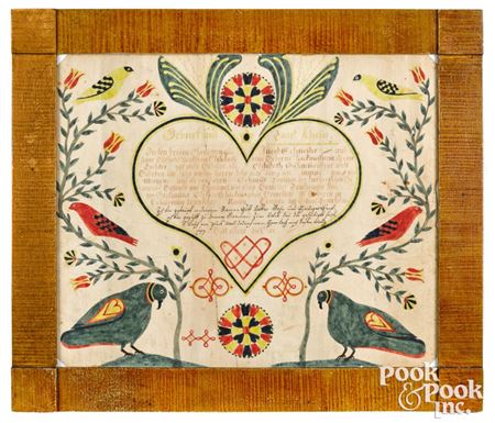 Fraktur birth certificate
