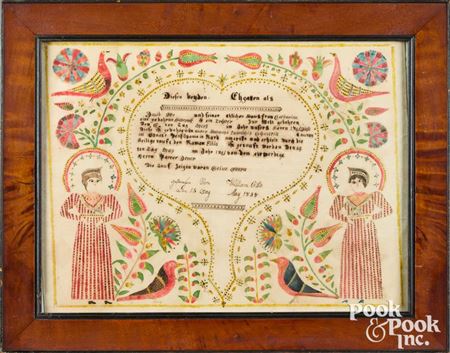 Fraktur birth certificate