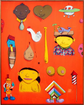 Untitled by Osgemeos - Auction record, sale price, and art valuation. Compare with similar artists and explore comparable artworks.