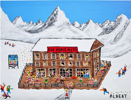 A Popular Mountain Refuge