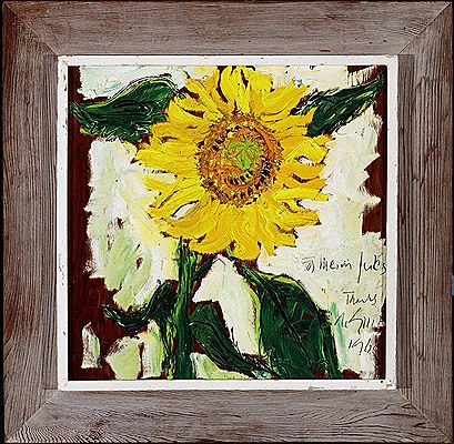 Untitled (Sunflower), 1960 by Nanno De Groot - Auction record, sale price, and art valuation. Compare with similar artists and explore comparable artworks.