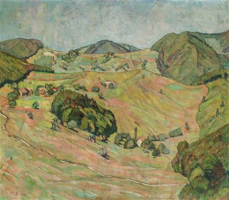 Hilly landscape in midsummer, 1920