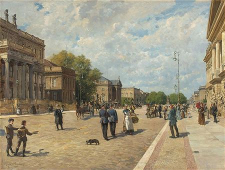 Sample artwork by Otto Gunther-Naumburg (1856 - 1941), known for landscape painting - View similar artists and auction records