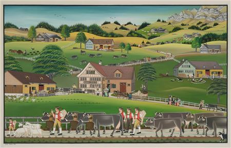 Sample artwork by Willi Keller (Born 1942), known for painting - View similar artists and auction records