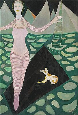 Tanzende Frau mit Hund by Willibald Kramm - Auction record, sale price, and art valuation. Compare with similar artists and explore comparable artworks.