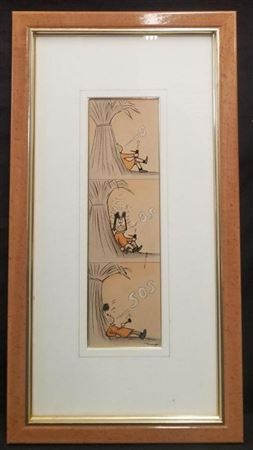 Cartoon Illustration of Little Lulu