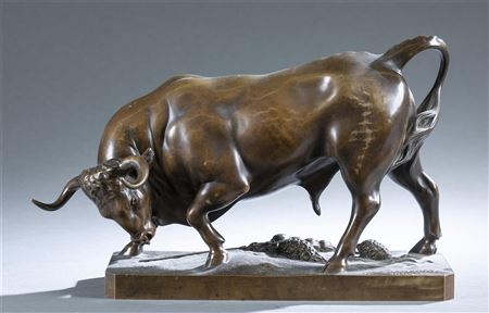 BRONZE BULL, 1889