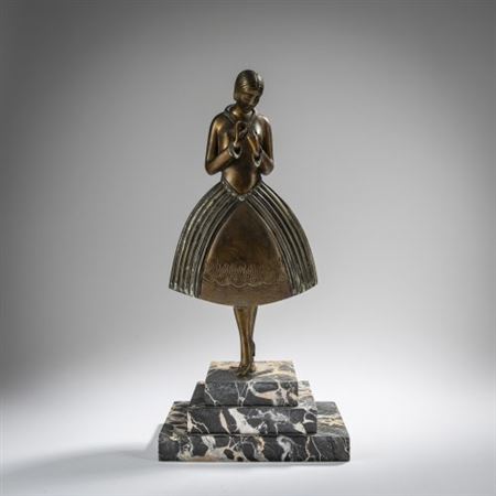 Dancer, c. 1930 by Ghanu Gantcheff - Auction record, sale price, and art valuation. Compare with similar artists and explore comparable artworks.
