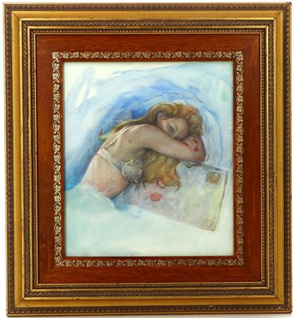 "The sleeping lover"