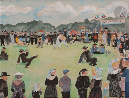Fête de la pomme - Fête du Rosaire (2) by Beatrice Appia Appia Dabit - Auction record, sale price, and art valuation. Compare with similar artists and explore comparable artworks.