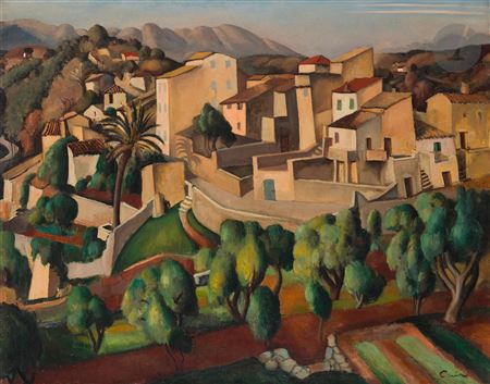 Sample artwork by Edmond Ceria (1884 - 1955), known for land-and townscape paintings - View similar artists and auction records