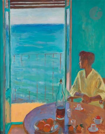 Young boy at the window