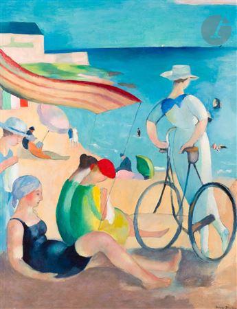 On the beach of Bourg-de-Batz