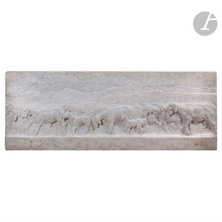 The Procession of the Sheep by Leonardo Bistolfi - Auction record, sale price, and art valuation. Compare with similar artists and explore comparable artworks.