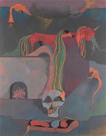 The Night Skull (Homage to Jean Pierrre Duprey)