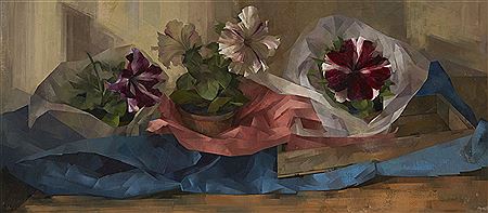 Still life of flowers, 1951 by Leonard Appelbee - Auction record, sale price, and art valuation. Compare with similar artists and explore comparable artworks.