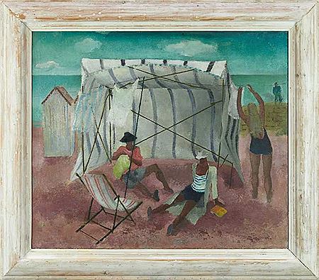 The Beach Tent, Swanage by James Fitton - Auction record, sale price, and art valuation. Compare with similar artists and explore comparable artworks.