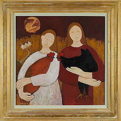 Beak to Beak by Helen Tabor - Auction record, sale price, and art valuation. Compare with similar artists and explore comparable artworks.