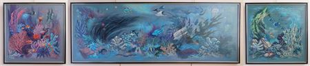 Marine Scene- (triptych)