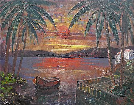 Sonnenaufgang in süditalienischer Landschaft by Marcel Zapf - Auction record, sale price, and art valuation. Compare with similar artists and explore comparable artworks.