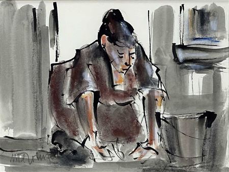 Front Step by Mike Jones - Auction record, sale price, and art valuation. Compare with similar artists and explore comparable artworks.