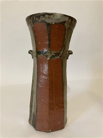 Wheel-thrown vase
