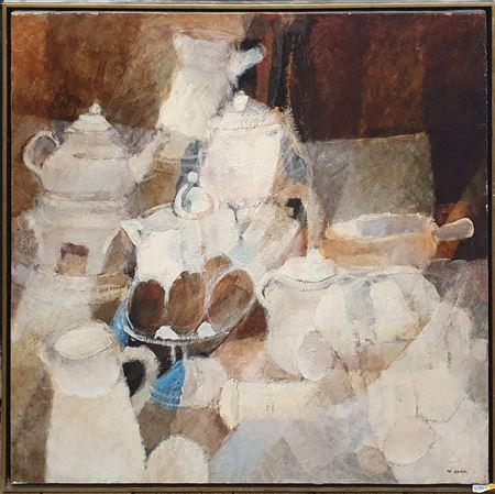 The white dish