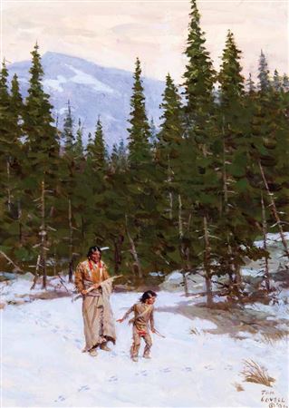 The Hunter and His Uncle (Study)