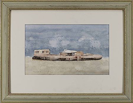 Hausboot by Volkmar Gross - Auction record, sale price, and art valuation. Compare with similar artists and explore comparable artworks.