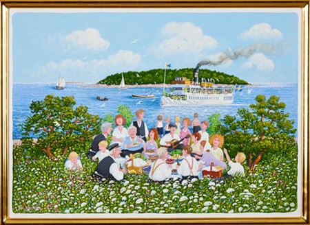 "Sunday excursion at Stockholm's outer archipelago"