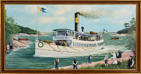 Sample artwork by Bert Hage Havero (Born 1923), known for paintings - View similar artists and auction records