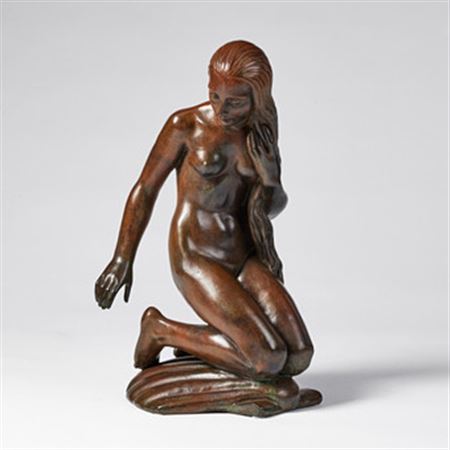 Girl on snail