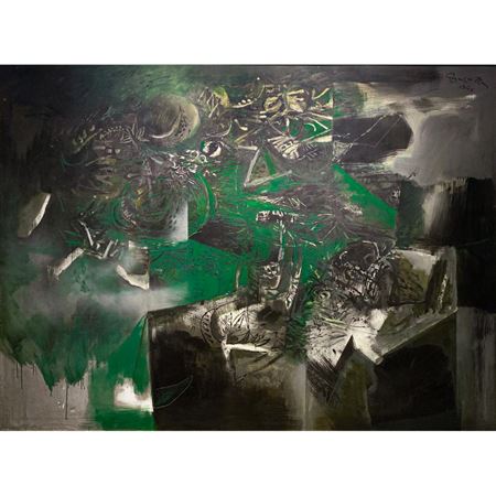 Untitled (Green Abstract)