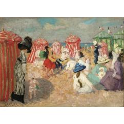 On the Sands, Dinard by Ethel Carrick Fox - Auction record, sale price, and art valuation. Compare with similar artists and explore comparable artworks.