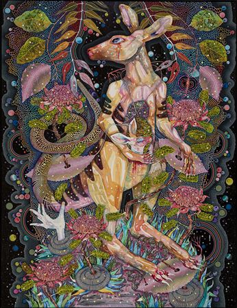 We Will Ride 2014 by Del Kathryn Barton - Auction record, sale price, and art valuation. Compare with similar artists and explore comparable artworks.