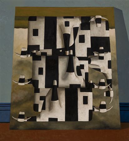 Painting the Big Picture 1999 by John Kelly - Auction record, sale price, and art valuation. Compare with similar artists and explore comparable artworks.