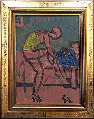 At the fitting by Traugott Walter Eugen Niederer - Auction record, sale price, and art valuation. Compare with similar artists and explore comparable artworks.