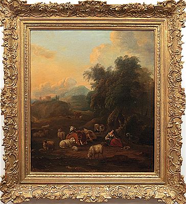 Shepherds resting