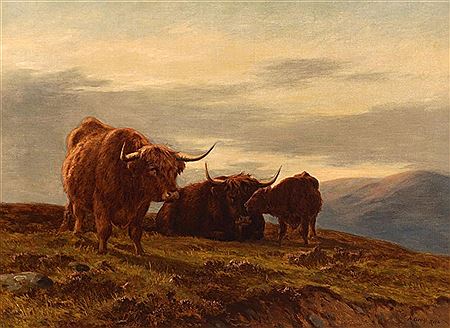 Cattle in a landscape