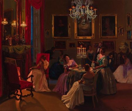 "Palatial Scene", 1930