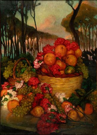"Still life of fruit"
