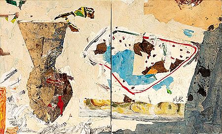 "Cruche et plateau", 1989 (diptych)