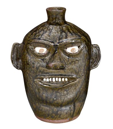 G. Meaders. Beautiful Large Signed & Dated Face Jug by Alva Meaders - Auction record, sale price, and art valuation. Compare with similar artists and explore comparable artworks.